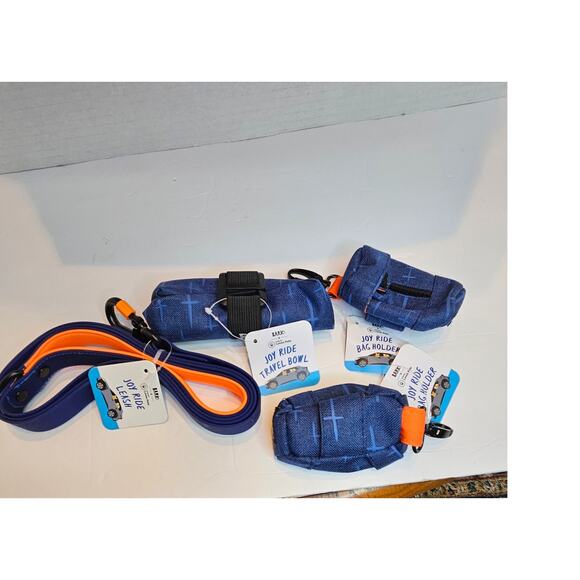 BARK Tote Bag Joy Ride Subaru Loves Pets Canvas Leash Water Bowl 2 Bagholder NEW - Picture 5 of 9